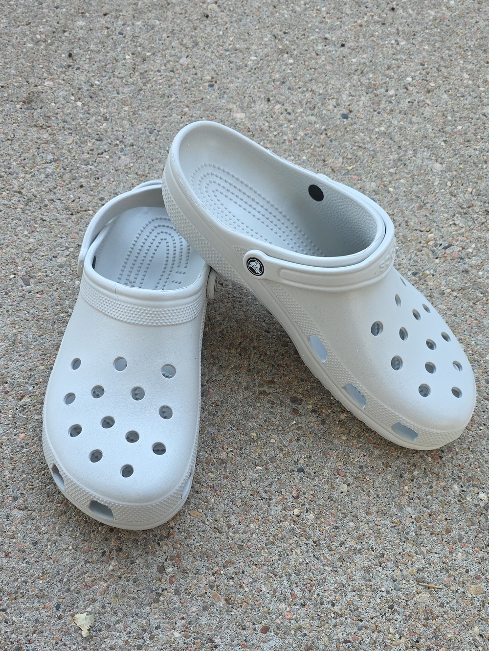 Crocs Classic Light Gray Clog Size 15